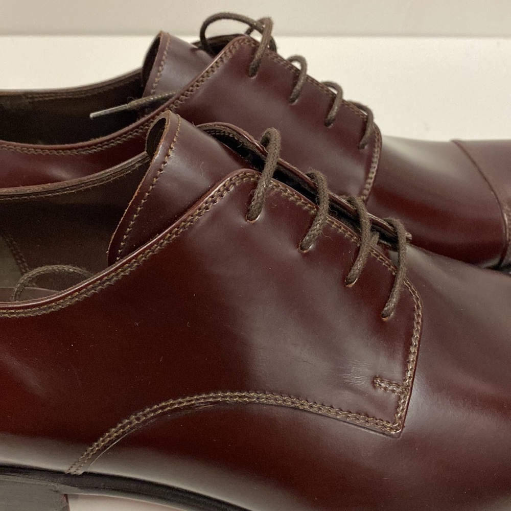 CAPORICCI 1115 calf leather size 8 espresso shoe - Picture 10 of 11